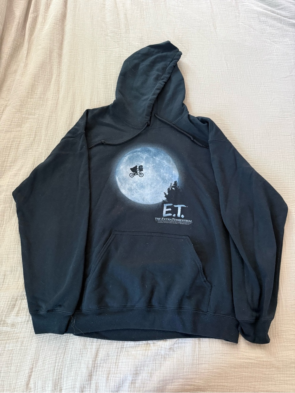 E.T. The Extra-Terrestrial Black Graphic Hoodie